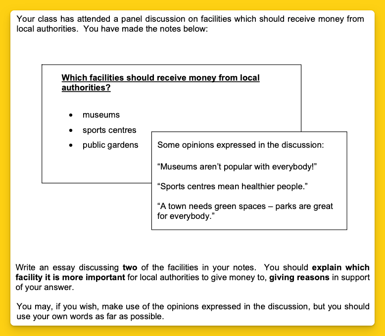 essay format c1