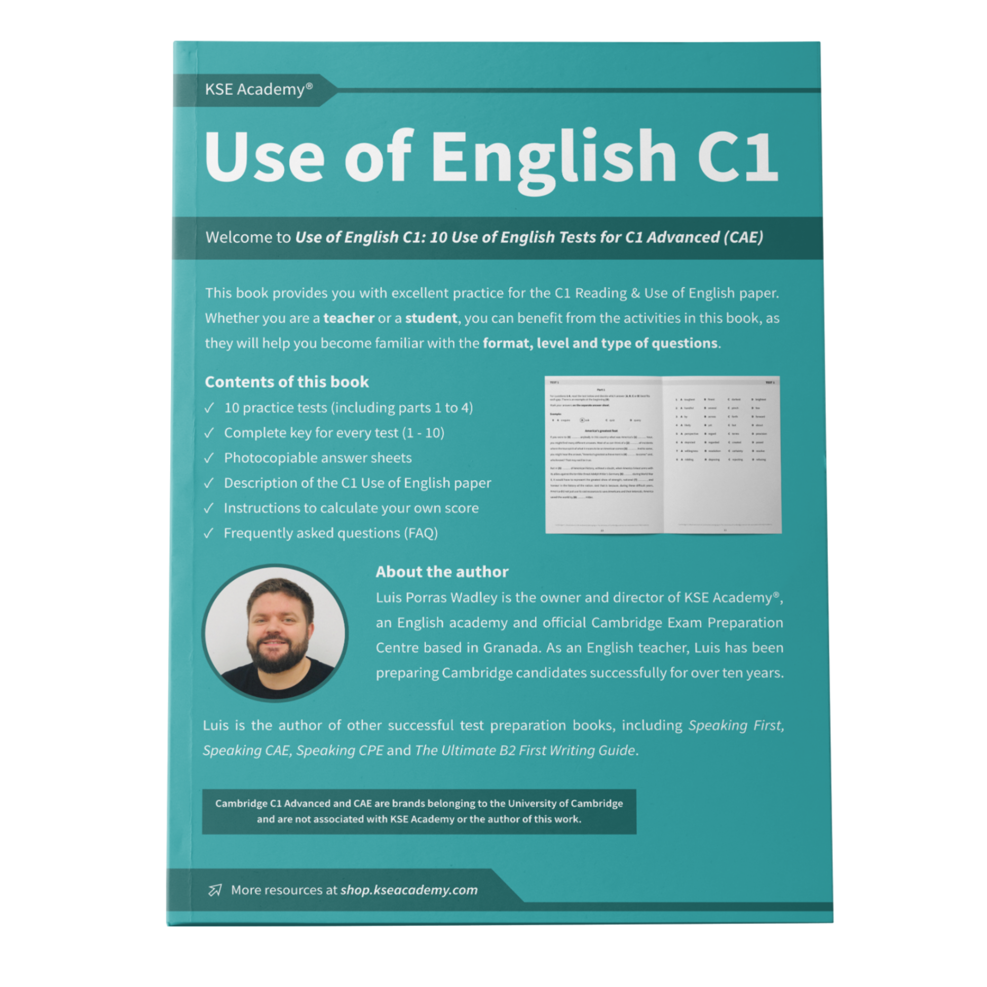 Use of English C1: 10 Practice Tests for C1 Advanced (Vol. 1)