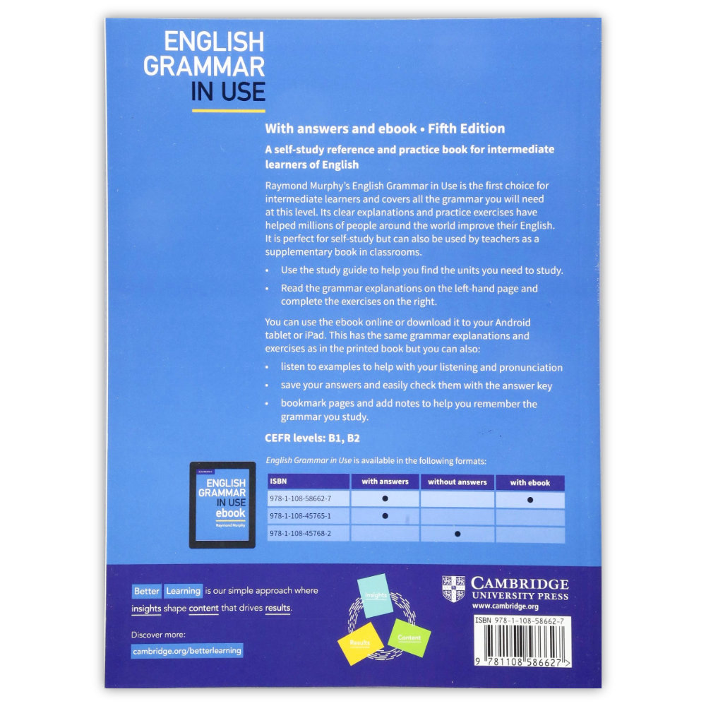 English Grammar in Use (5th Ed.) - Book with Answers