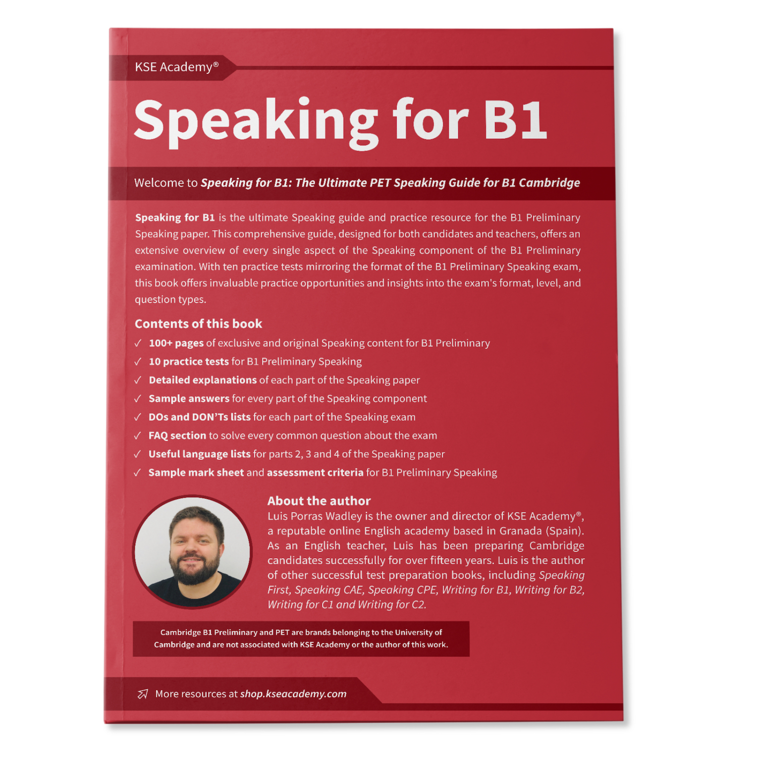 Speaking B1: The Ultimate PET Speaking Guide for B1 Preliminary